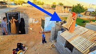 The hero of the family: a young nomadic mother and house builder