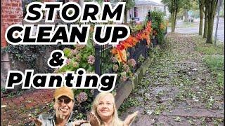 LOOK YOU WON’T believe how the storm destroyed our Garden. #garden #flowers