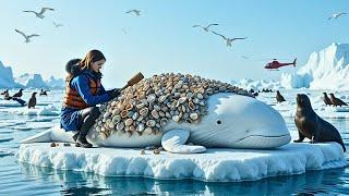 Injured Beluga Whale Helps Its Rescuer Back