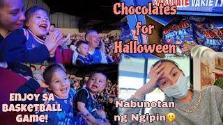 NAGPA BUNOT AKO NG NGIPIN || SUPER ENJOY ANG KIDS MANUOD NG BASKETBALL GAME || Thefewstertv