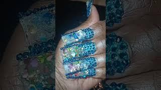 I TRIED THE DUCK NAIL AQUARIUM AGAIN... I'M GETTING BETTER LOL SASSY FIERCE DIVA GLAM BOUTIQUE