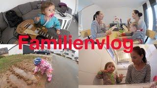 Familienvlog | Luna spielt Gitarre | Anna besucht uns | Luna spielt im Matsch