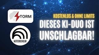 Die beste KI-Tool Kombination? StormAI und NotebookLM revolutionieren Lernen mit KI-Unterstützung