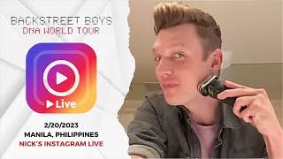 Nick Carter - Instagram Live February 20, 2023