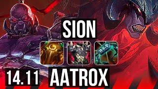 SION vs AATROX (TOP) | 43k DMG, Legendary, 13/4/11 | BR Diamond | 14.11