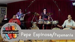 Pepe Espinosa performs Pepemania for congahead.com