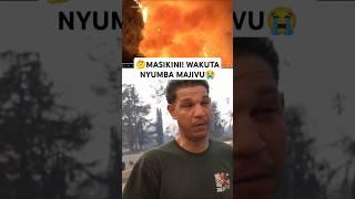 MASIKINI! WAKUTA NYUMBA IMEKUWA MAJIVU #fire #moto #losangelesfire #globaltv #sad