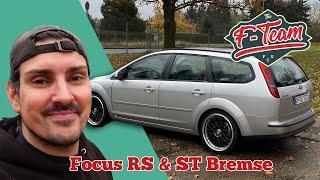 RS & ST Bremse am Daily Driver Ford Focus MK2 | ATE Ceramic  Bremsbeläge |  the F-Team