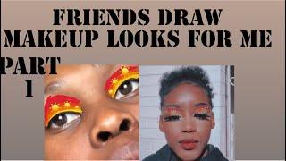 Recreating looks drawn by friends | Part 1 | Road to 500 Subscribers |Zimbabwean Youtuber