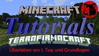 Tutorial: TerraFirmaCraft - Überleben am 1. Tag und Grundlagen [Deutsch]