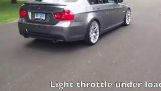 VRSF 3.5" Street Exhaust & Catless Downpipes on a E90 BMW 335i