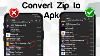 how to convert zip to apk on Android | easy way