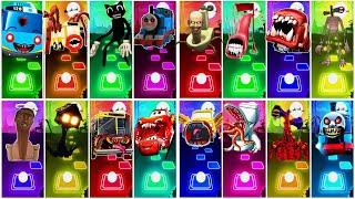BUS EATER  EXTRA SLIDE  SKIBIDI TOILET  HOUSE HEAD  ODDBODS | Tiles Hop EDM Rush!