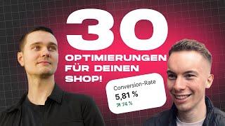 30 Optimierungen für deinen Onlineshop, die immer funktionieren | 2. Teil abscale x Berend Heins