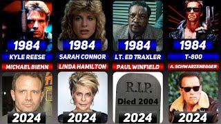 Actors of the film TERMINATOR then and now 40 years later (1984-2024)