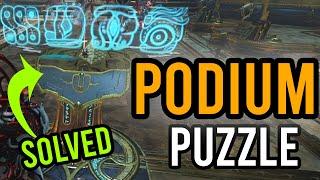 The Podium Hidden Chamber Puzzle Guide | Dante Unbound [Warframe]