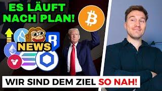 Krypto: Bereithalten, wir stehen so kurz vor dem ZIEL! & XXL Altcoin News