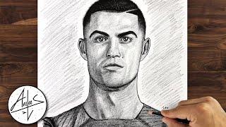 How To Draw Ronaldo | Drawing Tutorial For Beginners step by step