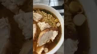 Yummy Korean Ramen Bowl with oven baked chicken