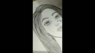 #Beautifulgirldrawing#trendingyoutubeshorts#easyskeching#Shi'sArts