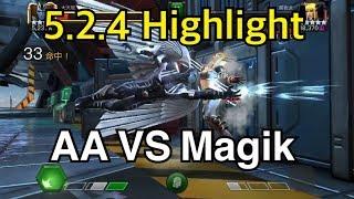 MARVEL超級爭霸戰 Act5 2.4 Highlight AA VS Magik | MCOC