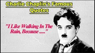 Charlie Chaplin's Famous Quotes | Morning Motivation | Human Motivation Squad