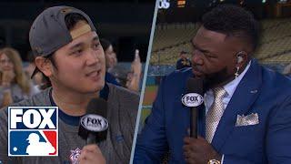 Shohei Ohtani joins 'MLB on FOX' crew to discuss Dodgers advancing to World Series