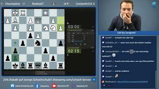 chessemy-Duell  Jonny vs. Ilja || Streamer-Turnier, Runde 3/11 - Carlstedt-Zaragatski #Schach