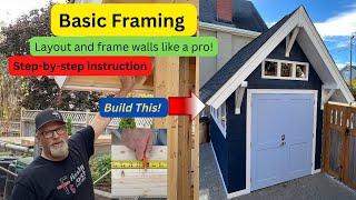 Basic Framing: Instruction on layout and framing small structures