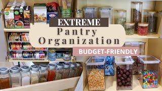 EXTREME PANTRY ORGANIZATION Budget-Friendly 2023