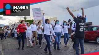 Marchan por la Paz en Querétaro tras ataque en bar "Los Cantaritos"