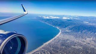 DELTA A321NEO SPEEDING OUT OF LAX!!!! Engine View! Beautiful LA Weather! W/ ATC Audio