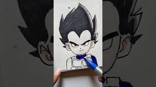 Drawing vegeta || dragon ball characters drawing || #animedrawing #goku #vegeta #art