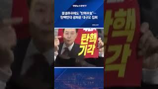 꽃샘추위에도 탄핵무효…탄핵반대 광화문 대규모 집회