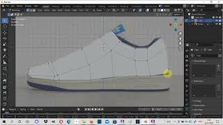 Создание обуви в Blender 3.0.0. Кроссовок  Часть1