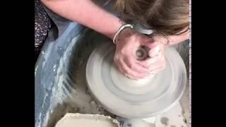 Centering Clay On A Pottery Wheel