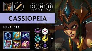 Cassiopeia Mid vs Ahri: Triple Kill, Dominating - KR Master Patch 14.23