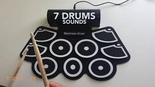 TNKR D1 Portable Roll Up Drum Kit - Demo