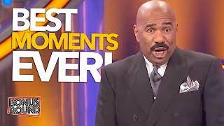 1 HOUR Of the BEST Moments From Family Feud With Steve Harvey