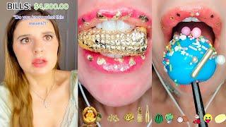  Text To Speech  ASMR Satisfying Eating || @BRIANNA MIZURA || POVs Tiktok Compilations 2023 #35