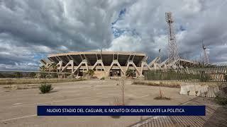 CAGLIARI. STADIO. LA PRESA DI POSIZIONE DEL PRESIDENTE GIULINI SCUOTE LA POLITICA  05 10 24