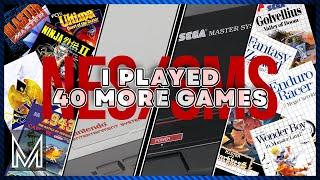 I played 40 more NES and Master System games. (Part 2)