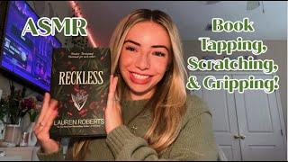 ASMR - Book Tapping, Scratching, & Gripping! 15 Minutes of Tingles!