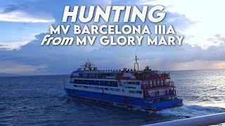 Hunting MV Barcelona IIIA from MV Glory Mary Manado Talaud #traveling #ship #passengership