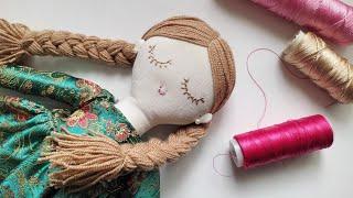 Cute Handmade Rag Doll Tutorial with Free Pattern ( New Version)