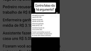 Contra fatos não há argumento? #financas #economia #educaçãofinanceira #prosperidade #investimentos