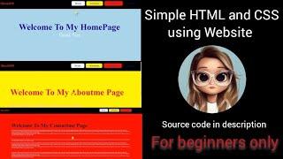 Let's Create Simple Website || @Shruti098.