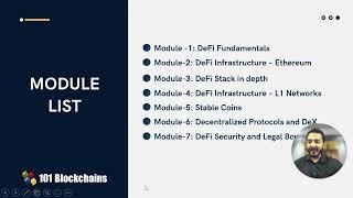 Decentralized Finance (Defi) Course - Intermediate Level - 101 Blockchains