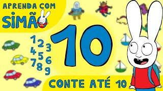 Contar ate Dez 1️⃣2️⃣3️⃣  | Simão Portugal | Aprenda com Simão | Desenho animado infantil