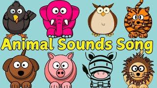 "Animal Sounds Song | Fun Learning with Animal Noises | Kids Sing-Along"